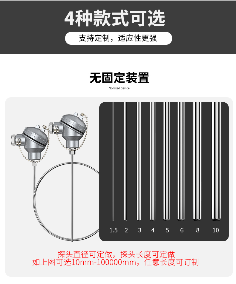 鎧裝熱電偶-阻10_http://www.psytrip.cn_溫度儀表_第7張